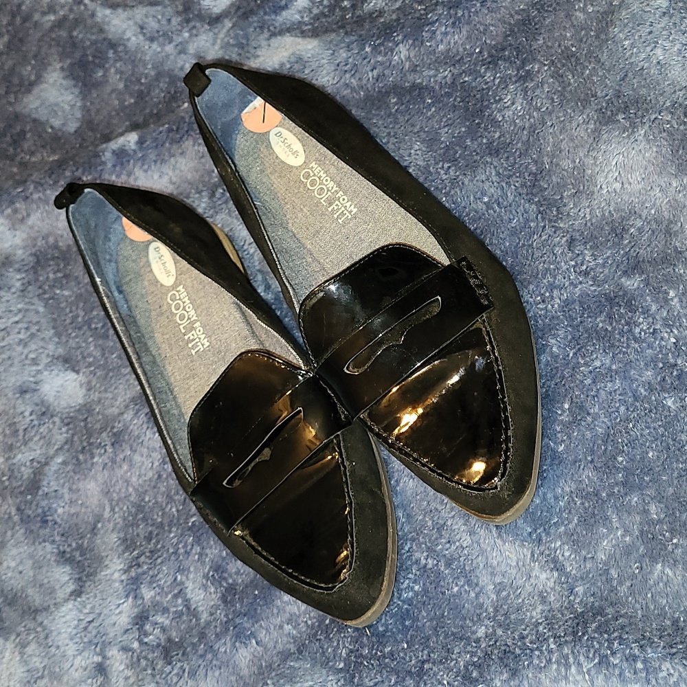 Black loafers
